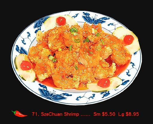 71. SzeChuan Shrimp 71. SzeChuan Shrimp